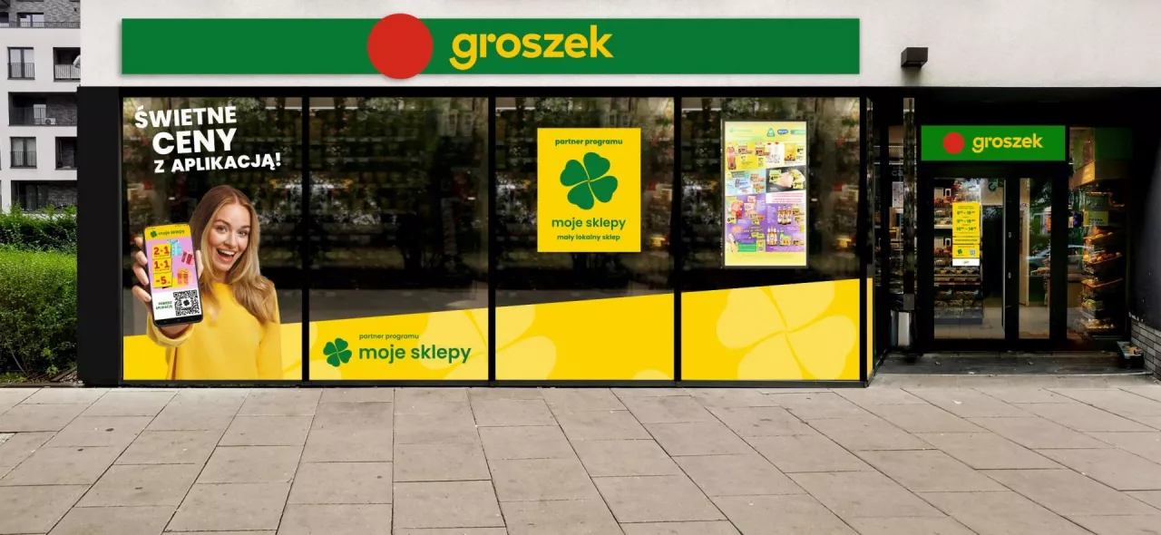 Sklep Groszek w brandingu ”Moje Sklepy”