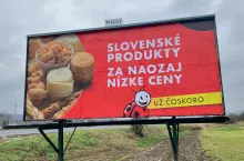 Baner Biedronki na Słowacji (fot. Sebastian Rennack)