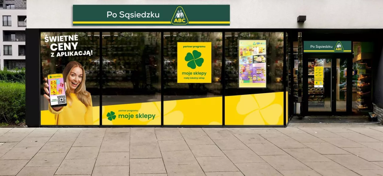 <p>Sklep należący do sieci ABC</p>