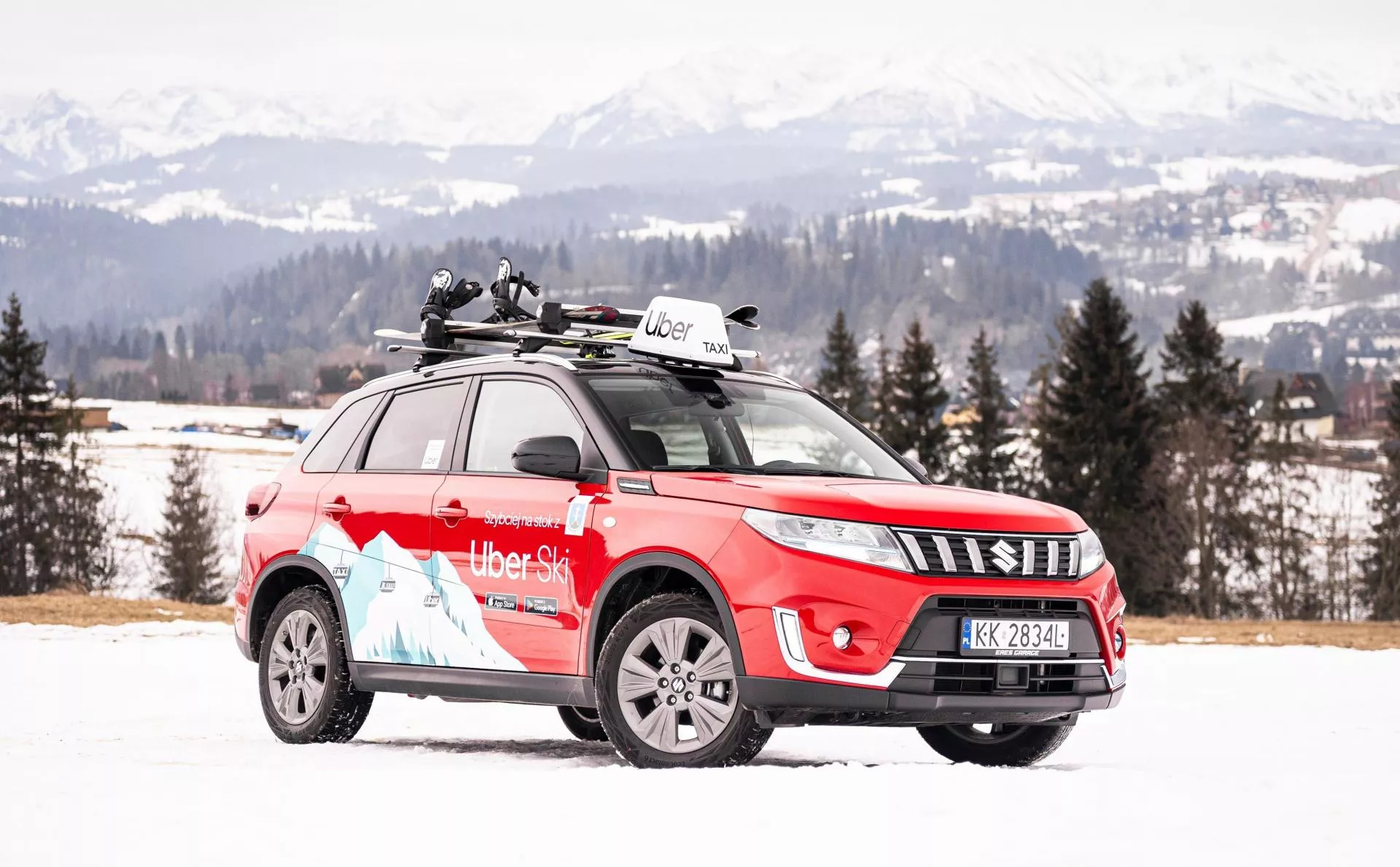 Uber Ski startuje w europejskich kurortach narciarskich. Miłośnicy sportów zimowych dojadą nim na stoki, m.in. w Zakopanem