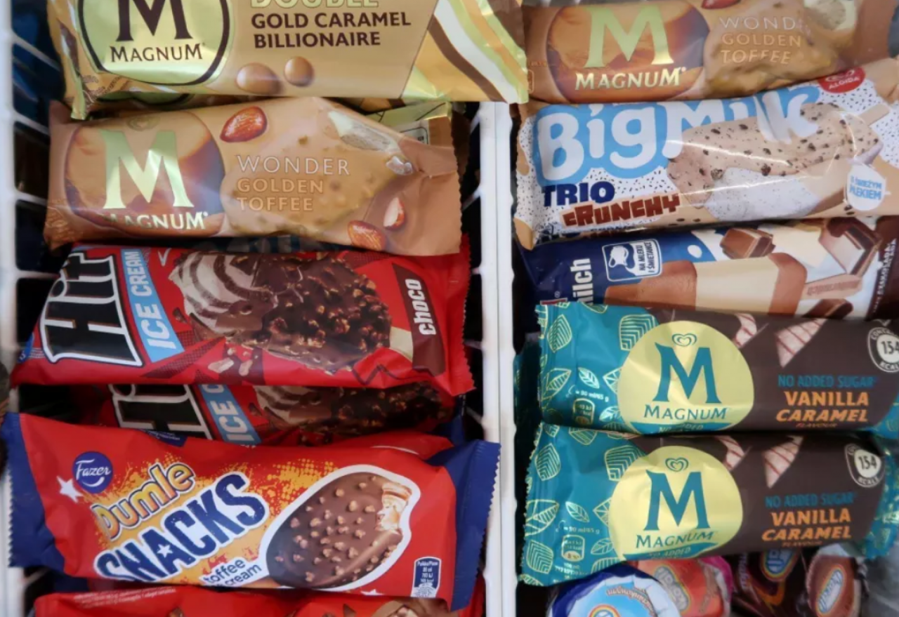 Unilever jest producentem lodów pod markąi Magnum