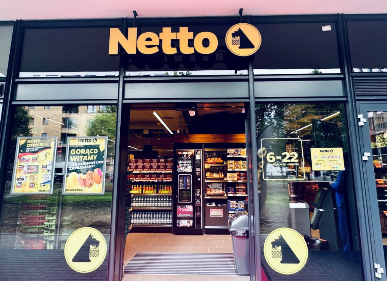 Dyskont convenience sieci Netto w Warszawie, fot. Netto Polska