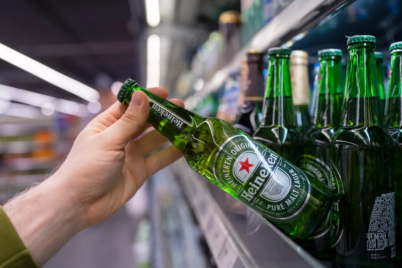 piwo, Heineken, sklep