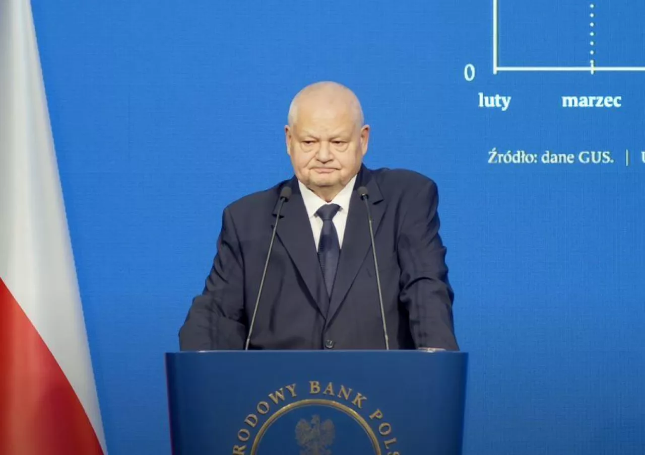 Adam Glapiński, prezes Narodowego Banku Polskiego (fot. Youtube.com/@nbppl)