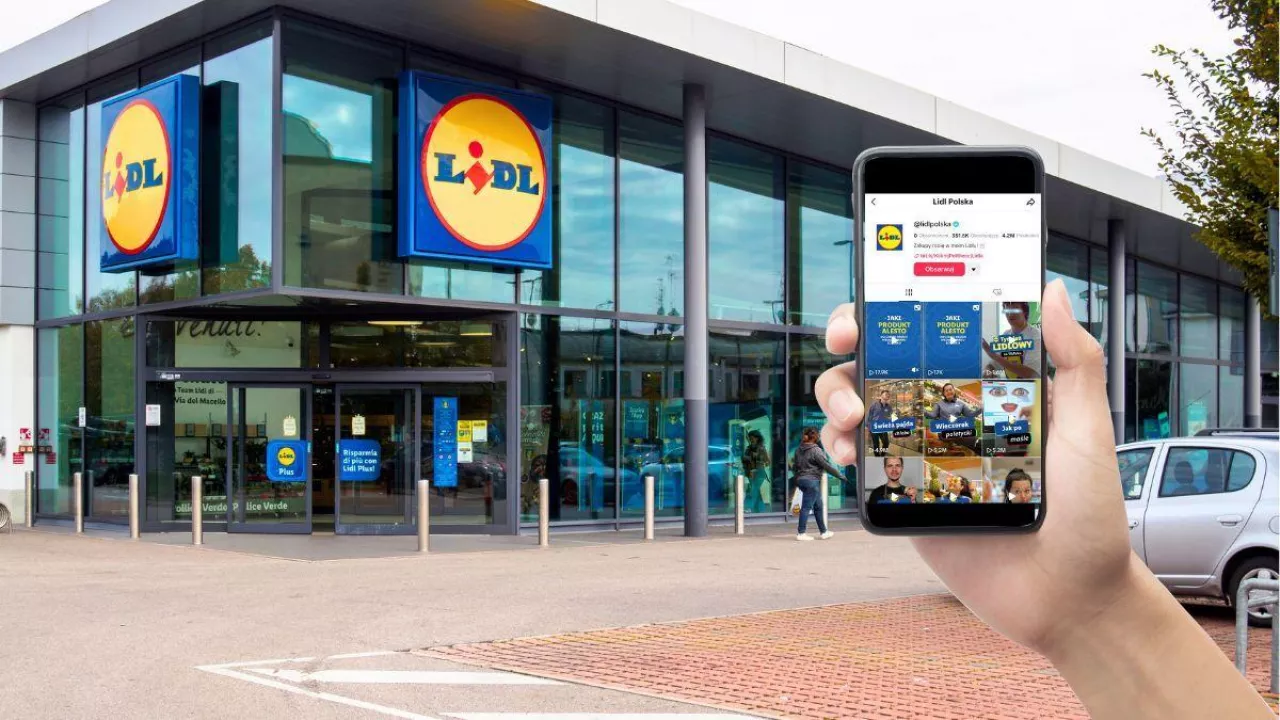 Lidl na TikToku deklasuje konkurencję pod względem liczby wyświetleń contentu (fot. Lidl)