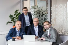 Zarząd Univio Management: od lewej Grzegorz Rudno-Rudziński, Piotr Wrzalik, Grzegorz Kuczyński, Marek Lose (fot. Univio)