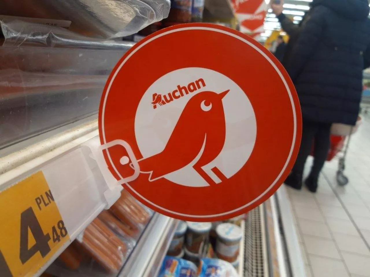 Półka w hipermarkecie Auchan
