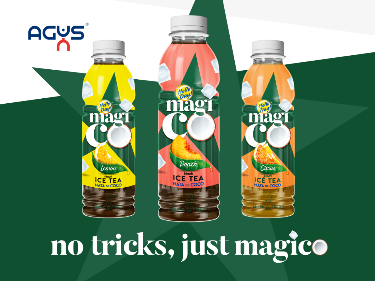 Hello Day! Magico Ice Tea i limitowane letnie smaki – nowości Agus w odpowiedzi na rosnące potrzeby rynku