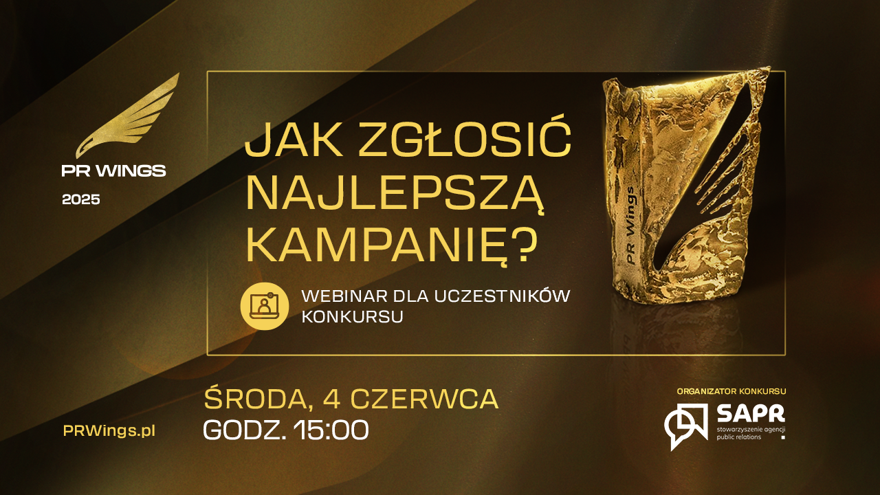 Można już zgłaszać kampanie do 5. edycji konkursu PR Wings
