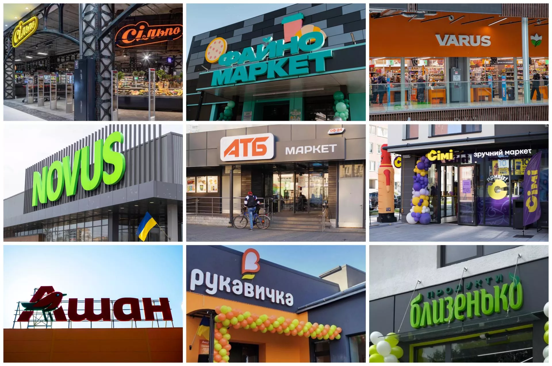 Ranking TOP 20 sieci handlowych w Ukrainie. Kto rządzi handlem spożywczym u naszych sąsiadów?