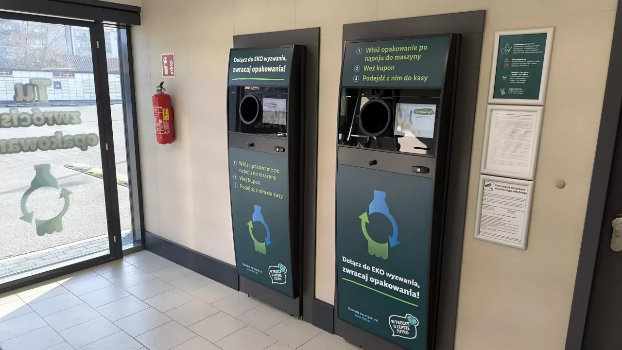 We wszystkich sklepach sieci Lidl stanęły już butelkomaty (fot. Lidl Polska)