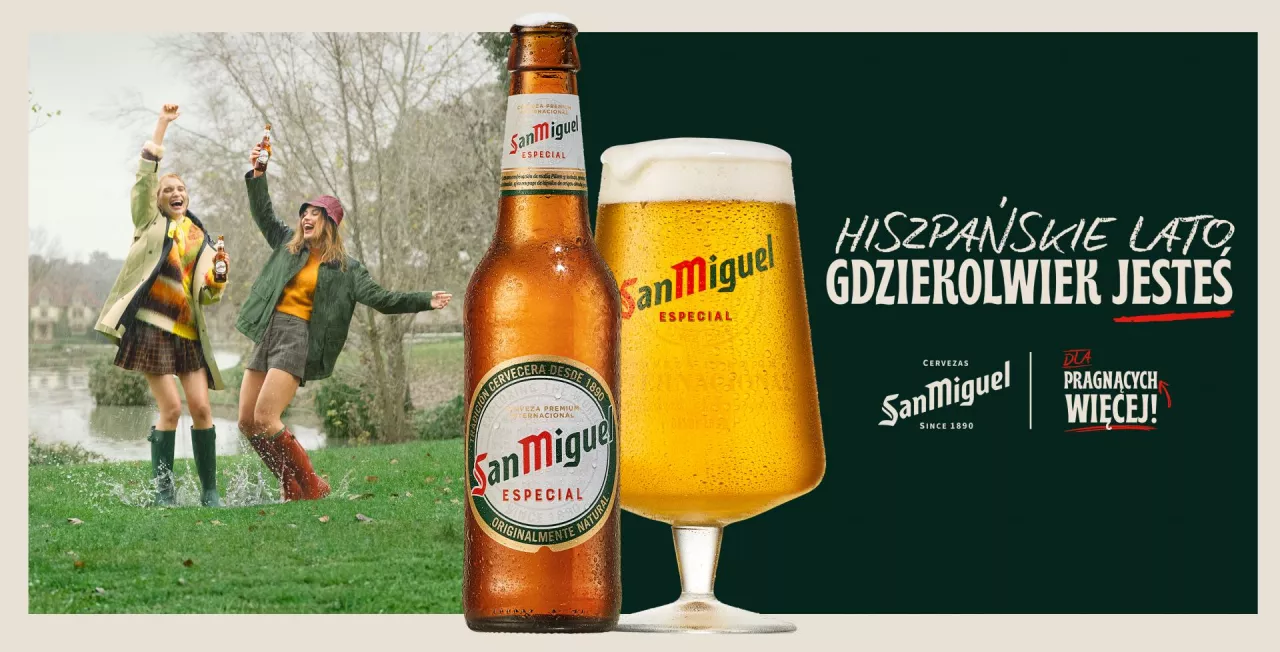 San Miguel rozpoczyna swoją pierwszą kampanię reklamową w Polsce
