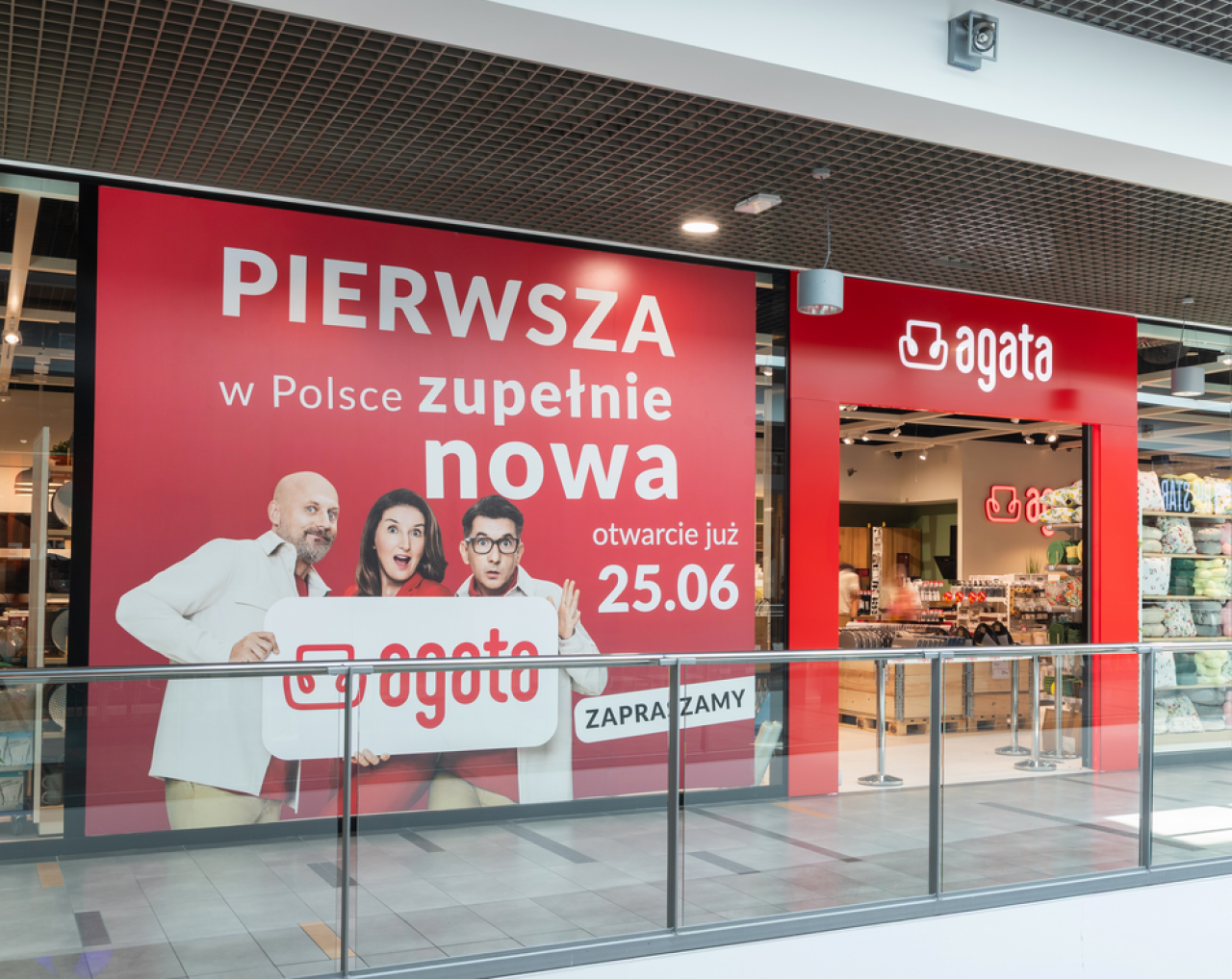 Sieć Agata stworzyła nowy format sklepów. Są mniejsze od dotychczasowych  i mają pozwolić sieci wejść do galerii oraz parków handlowych (fot. materiały prasowe)