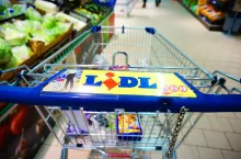 Lidl, sklep, wózek