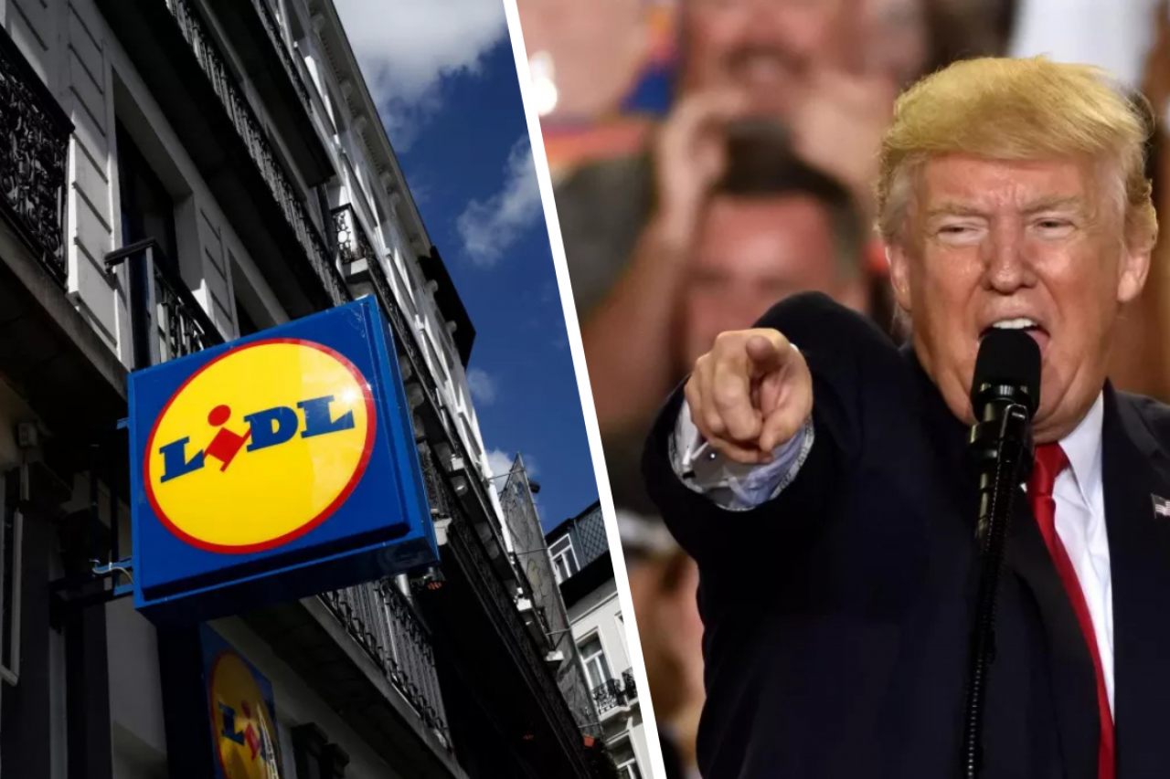 Lidl chce być odporny na skutki wojny handlowej Donalda Trumpa (fot. Alexandros Michailidis/Shutterstock; Evan El-Amin/Shutterstock)
