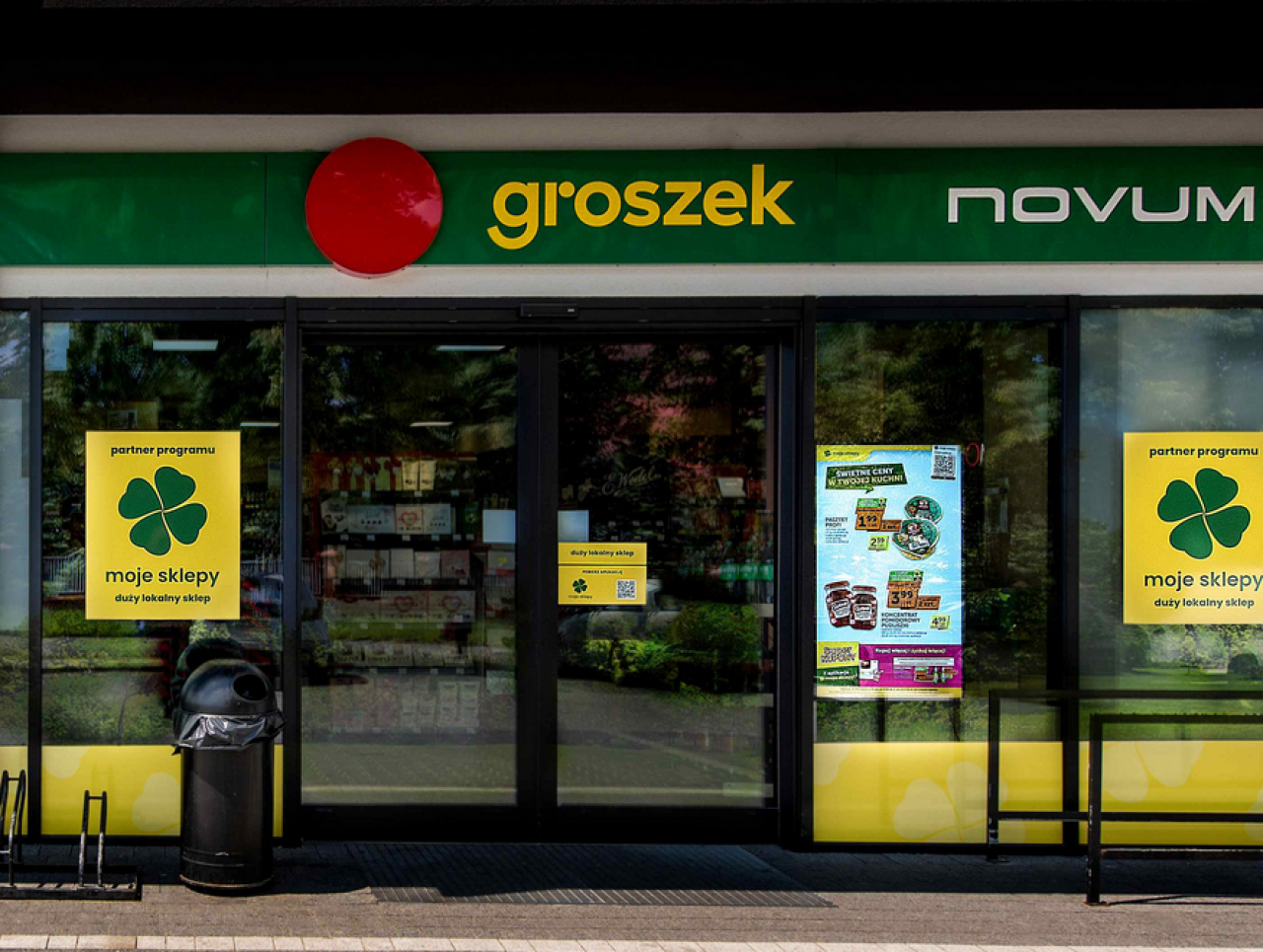 Sklep sieci Groszek rozwijanej przez Grupę Eurocash