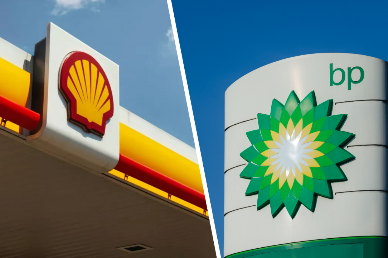 Czy Shell przejmie BP? (fot. Łukasz Rawa; Elninho/Shutterstock)