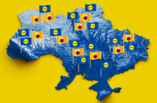 Kolejnym polem rywalizacji Biedronki z Lidlem będzie... Ukraina? (grafika: Patryk Makowski, Shutterstock)