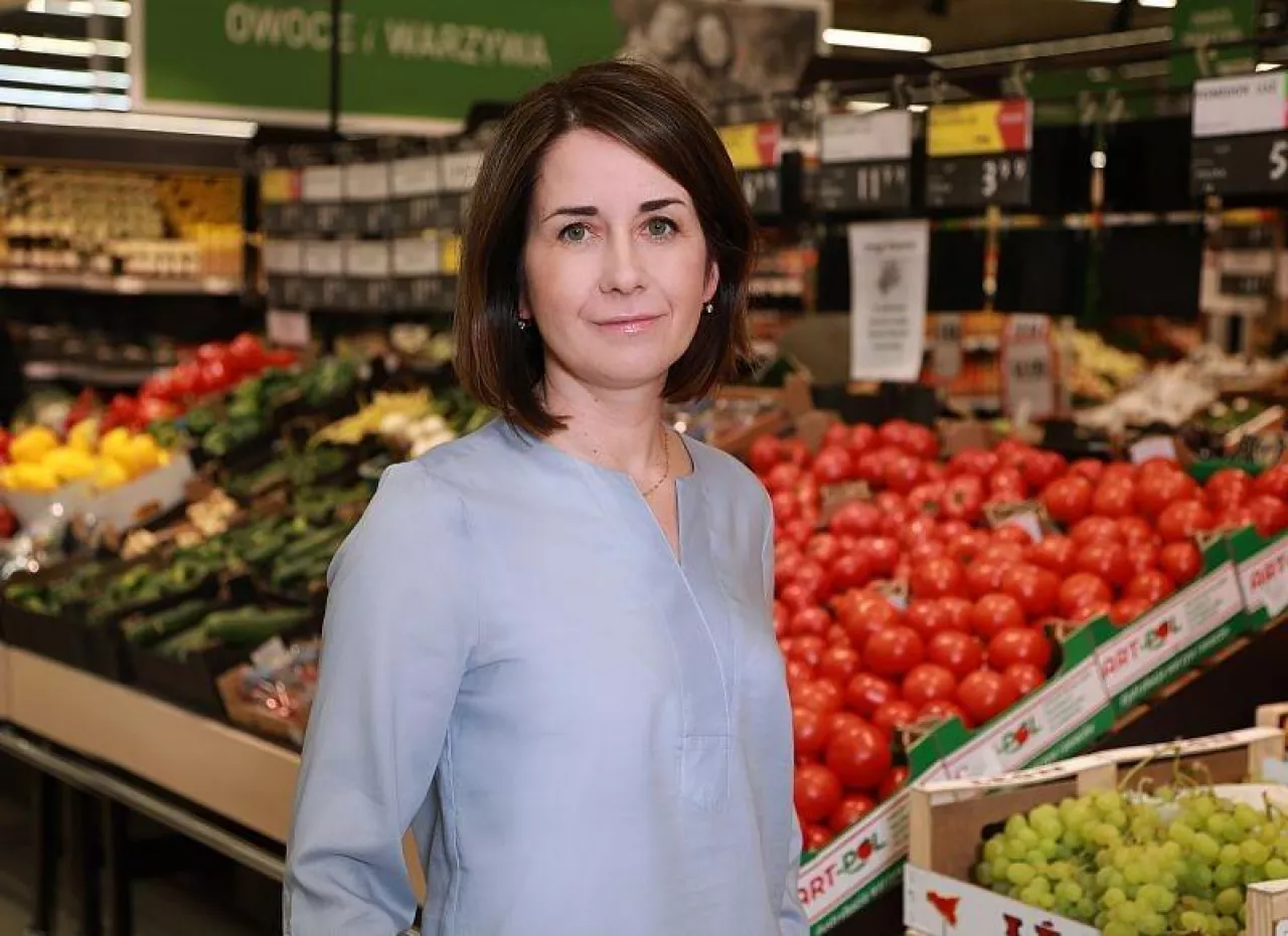 Iwona Pawelczyk, właścicielka sklepów Intermarché w Zduńskiej Woli oraz Aleksandrowie Łódzkim