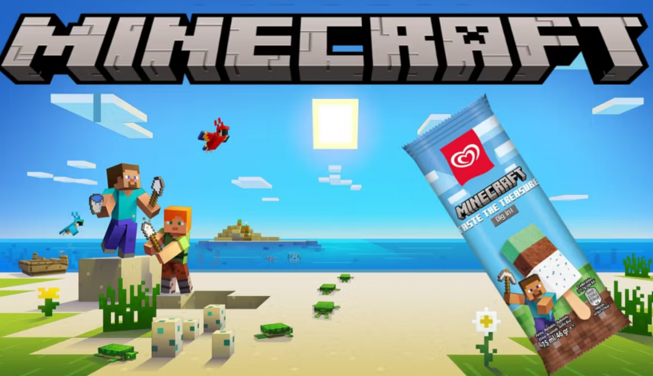 Lody Minecraft można już kupić w sklepach Żabka w Polsce