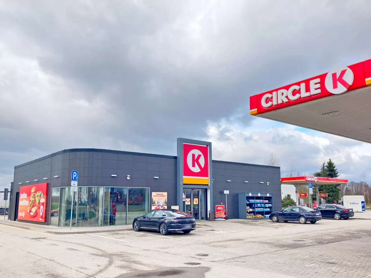 Stacja Circle K na Łotwie
