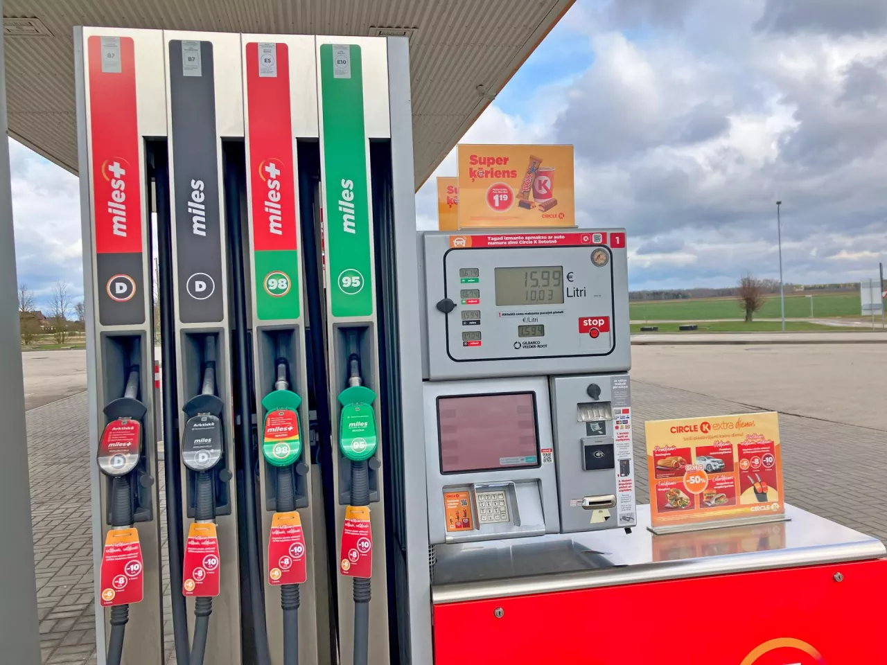 Stacja Circle K na Łotwie