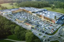 Wizualizacja galerii handlowej color park w Nowym Targu (fot. materiały prasowe)
