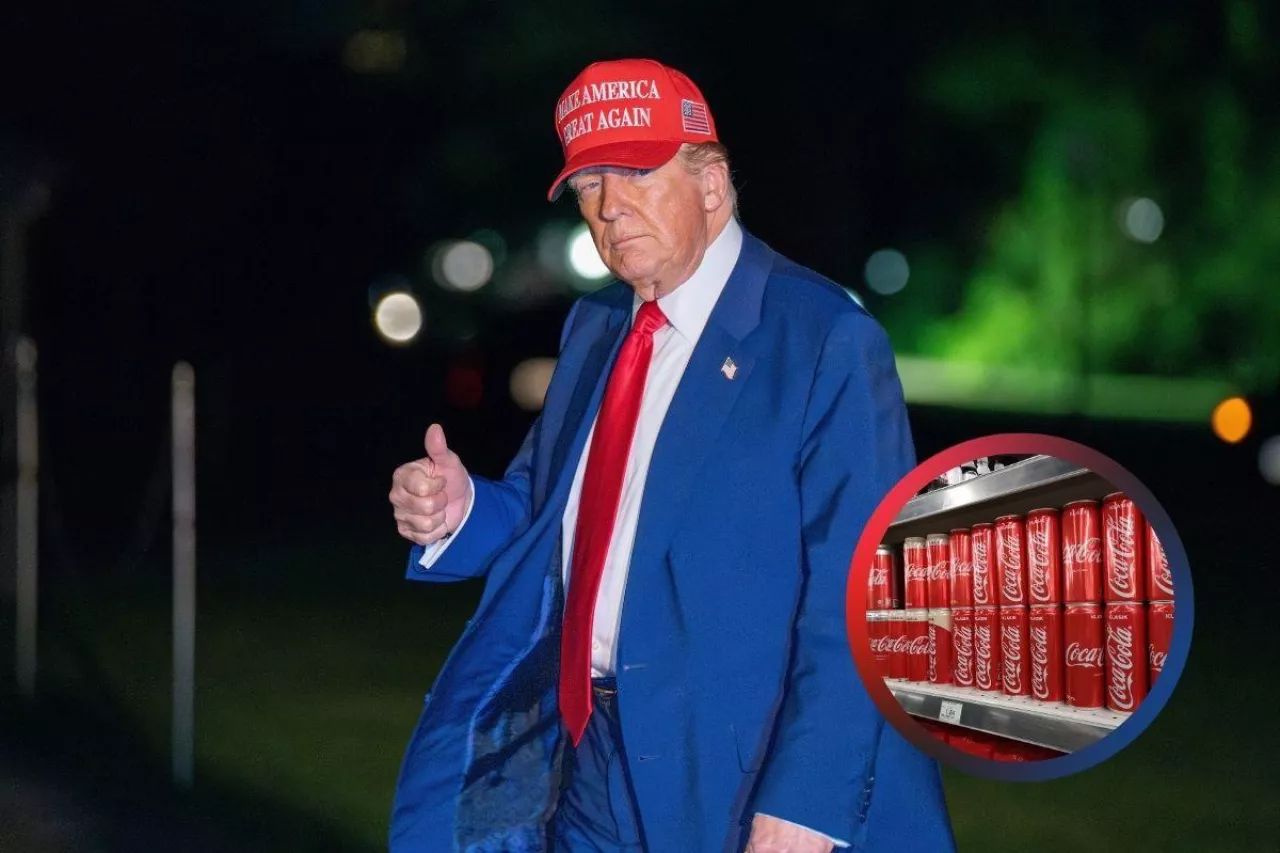 Donald Trump zapowiada zmianę składu Coca-Coli w USA (fot. Shutterstock)