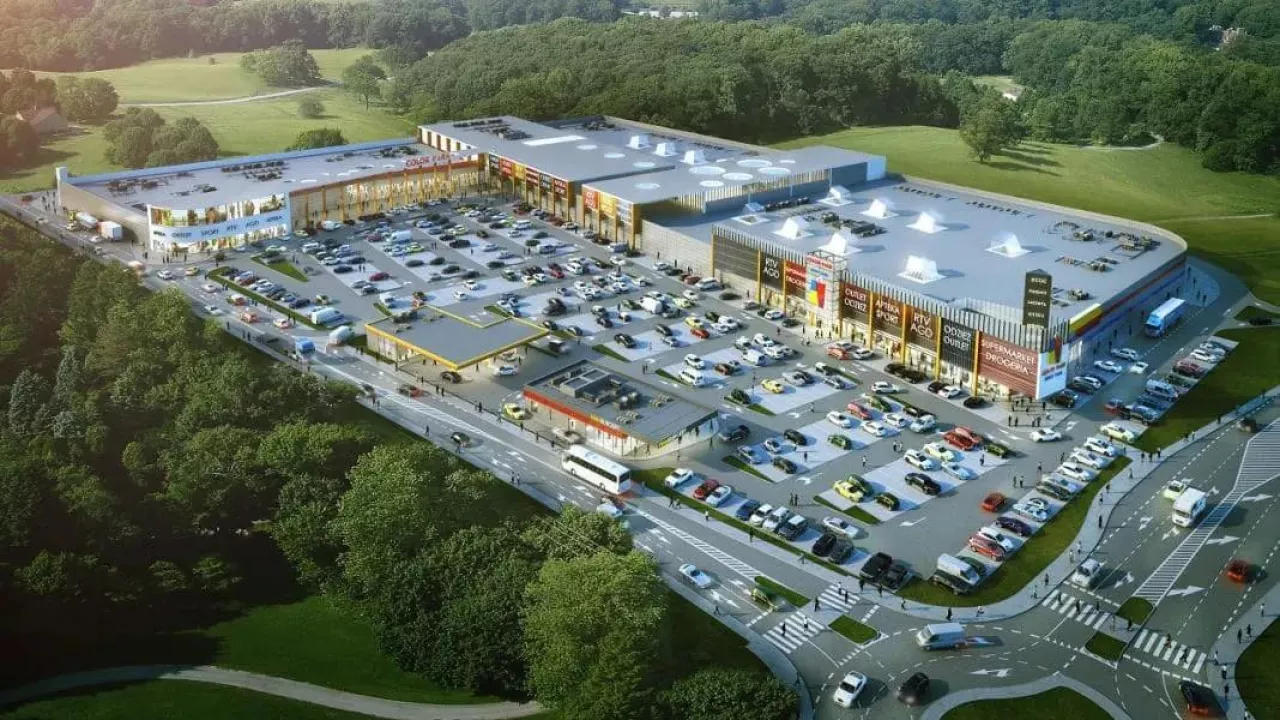 Wizualizacja galerii handlowej color park w Nowym Targu (fot. materiały prasowe)