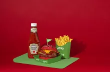 Ketchup Burger od Żabki i Heinz Kraft (fot. Jonathan Kennedy)
