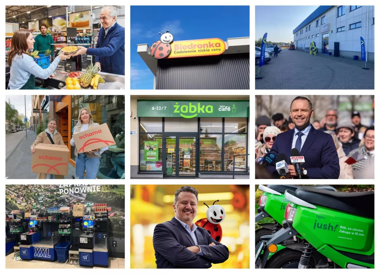 TOP 10 tygodnia: Żabka, Biedronka, Lidl, Beda, Nawrocki, Jush, Żabka, Vollmart, sprzedaż detaliczna, JD.com