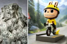 Chińczycy zbijają fortunę na Labubu. ”Sprzedaż przekroczy 10 mln sztuk dziennie” (fot. Canva + Pop Mart)