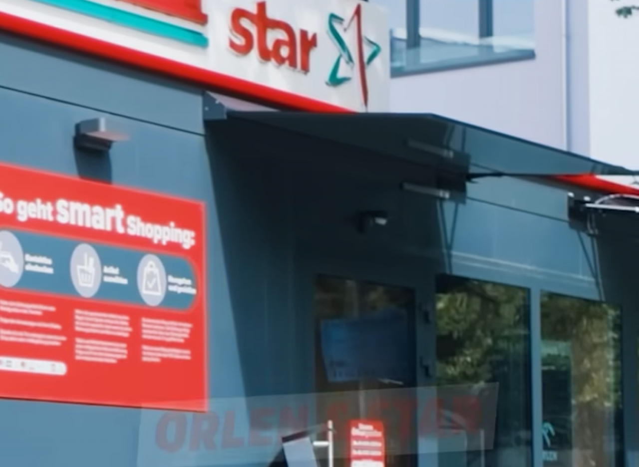 Sklep autonomiczny Orlenu pod marką Star w Berlinie (fot. Orlen)