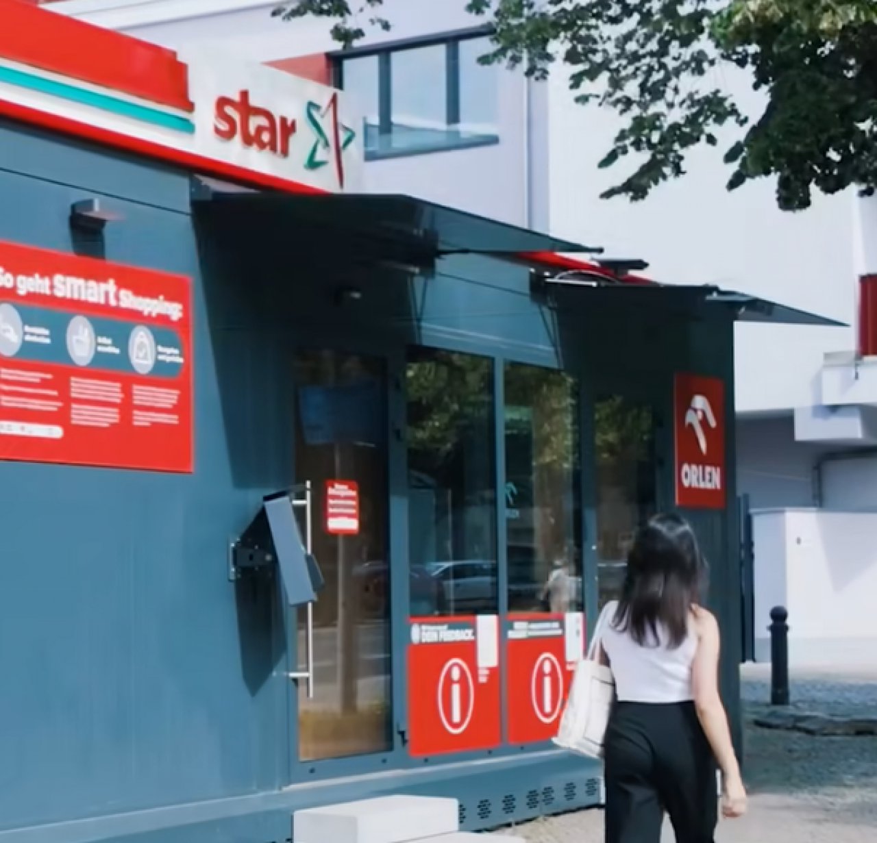 Sklep autonomiczny Orlenu pod marką Star w Berlinie (fot. Orlen)