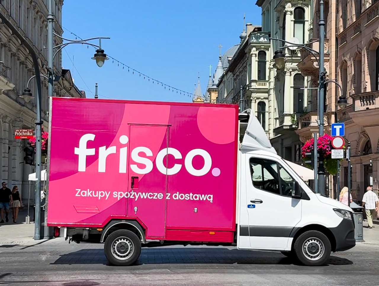 Frisco będzie dostarczać e-zakupy mieszkańcom Łodzi.