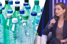 <p>Prezeska PolKa deklaruje jak często będą odbierać opakowania od małych sklepy w systemie kaucyjnym (fot. Canva + WH)</p>