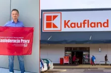 Kaufland odpowiada na groźbę strajku. Czy sieć zgodzi się na podwyżki po 1200 zł? (fot. ZhakYaroslav/Shutterstock + + OPZZ Konfederacja Pracy w Kauflandzie)