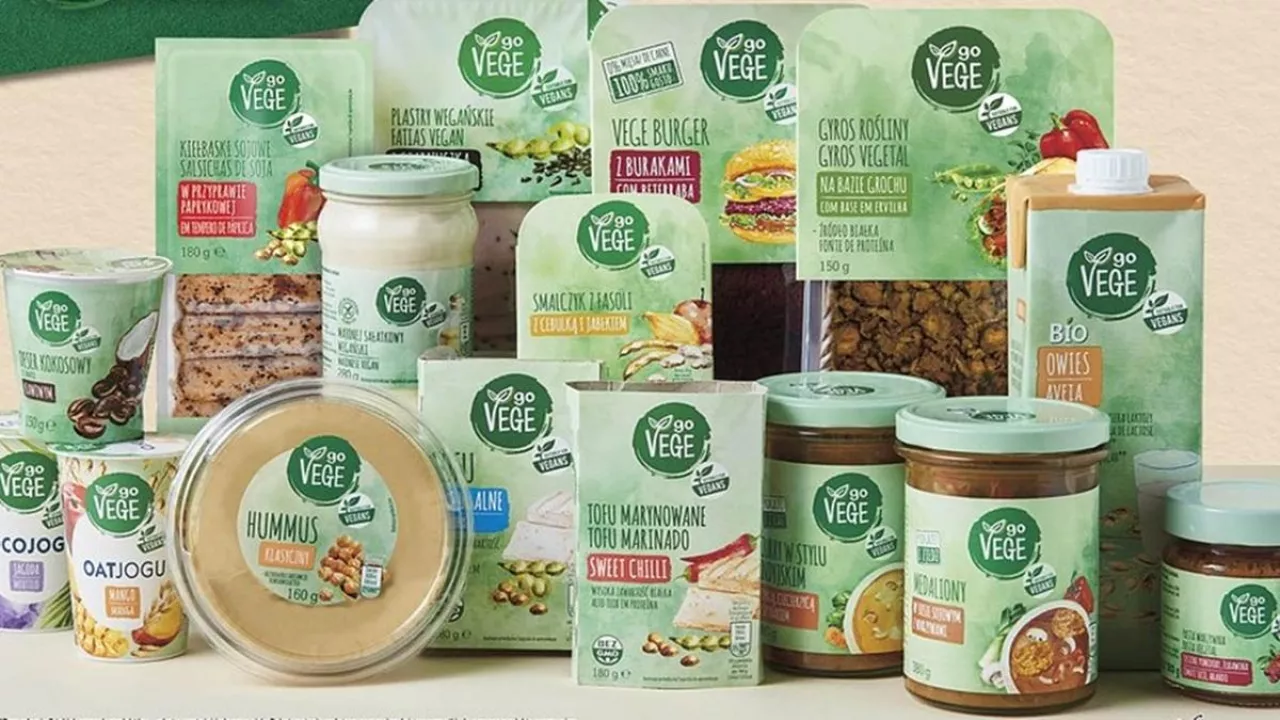 Na zdj. produkty Go Vege, marki własnej sieci Biedronka (fot. mat. pras.)