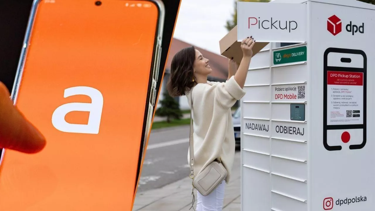 Allegro w sojuszu z DPD Polska. ”Mamy największą sieć automatów paczkowych” - ogłasza Marcin Kuśmierz (fot. Shutterstock + LinkedIn/Marcin Kuśmierz)