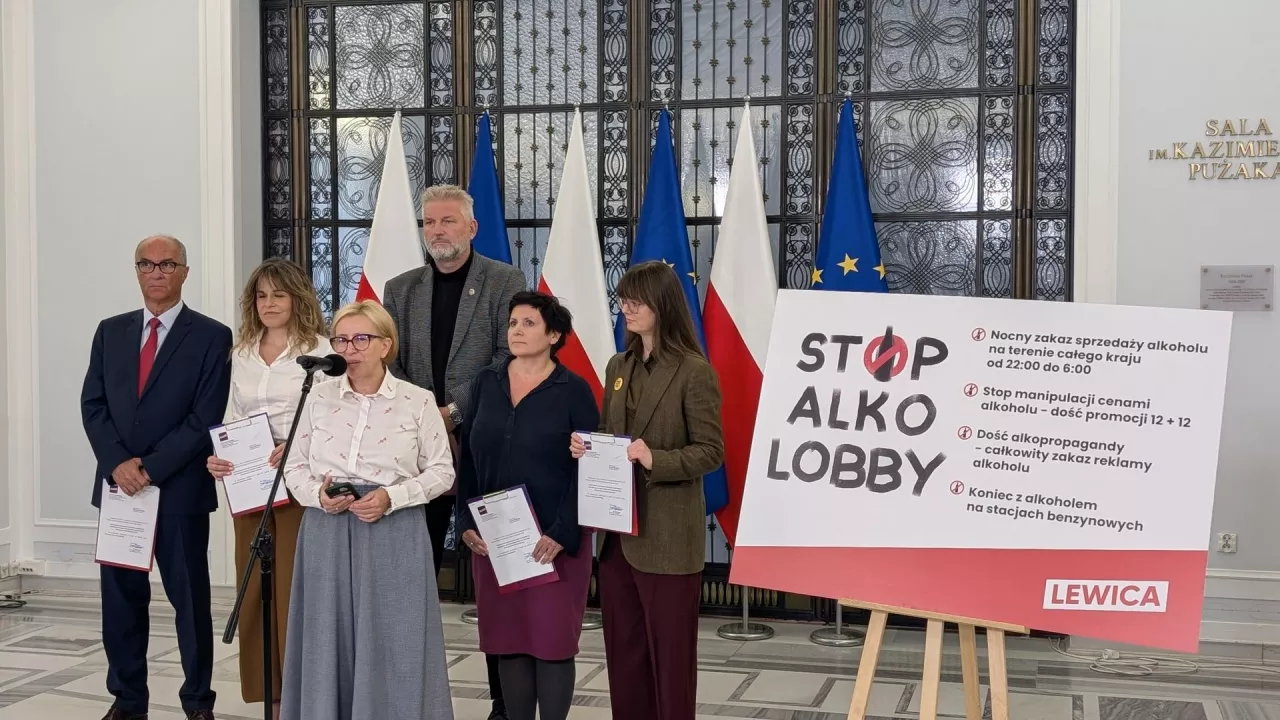 Lewica chce zakazać sprzedaży alkoholu w nocy (fot. Lewica/X)