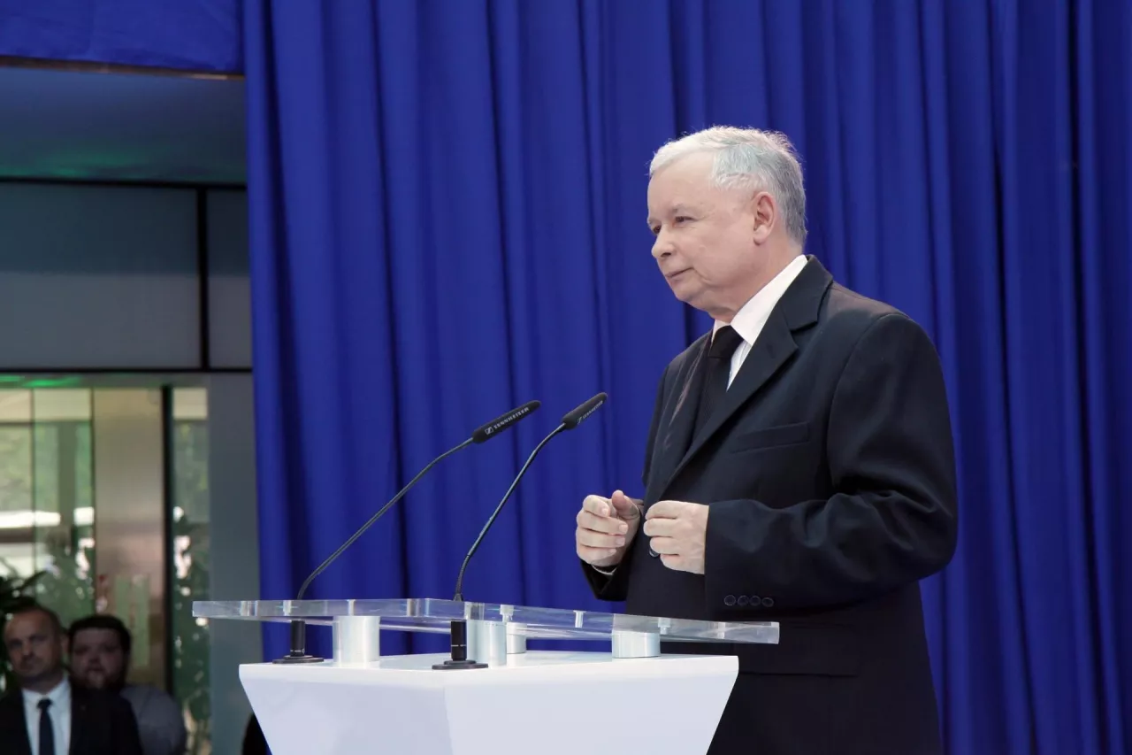 Jarosław Kaczyński, prezes Prawa i Sprawiedliwości (fot. DarSzach/Shutterstock)