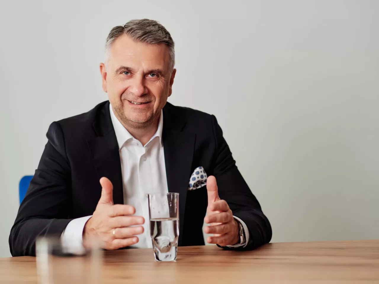 Robert Rękas, prezes sieci Lewiatan (fot. wiadomoscihandlowe.pl/Łukasz Rawa)
