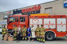 Grupa Muszkieterów przekazała ponad milion złotych strażakom OSP (fot. Grupa Muszkieterów)