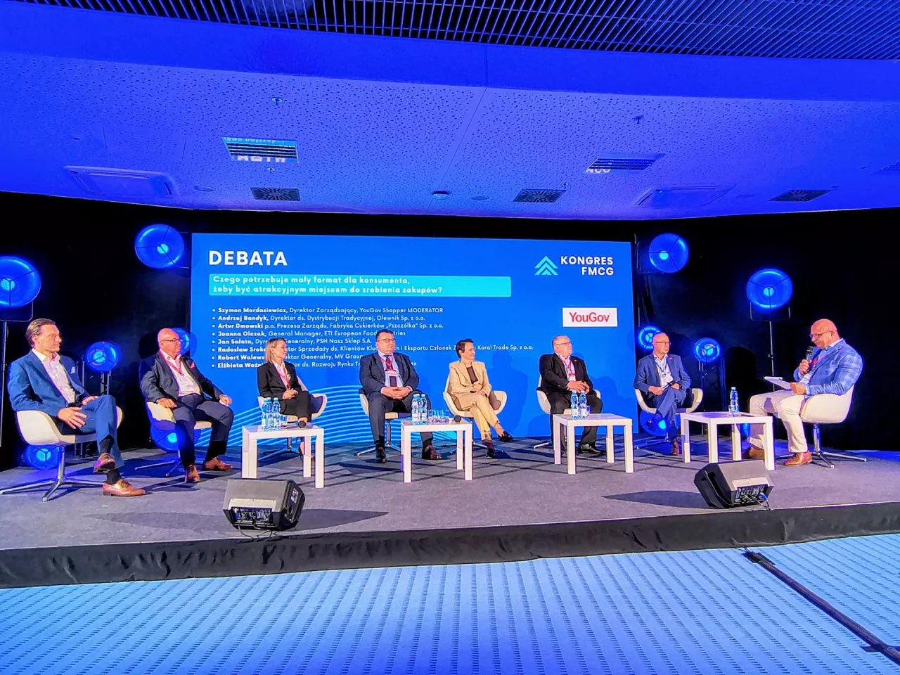 <p>Uczestnicy debaty ”Czego potrzebuje mały format dla konsumenta, żeby być atrakcyjnym miejscem do zrobienia zakupów”, która odbyła się podczas Ogólnopolskiego Kongresu FMCG, organizowanego przez Grupę Kapitałową Specjał</p>