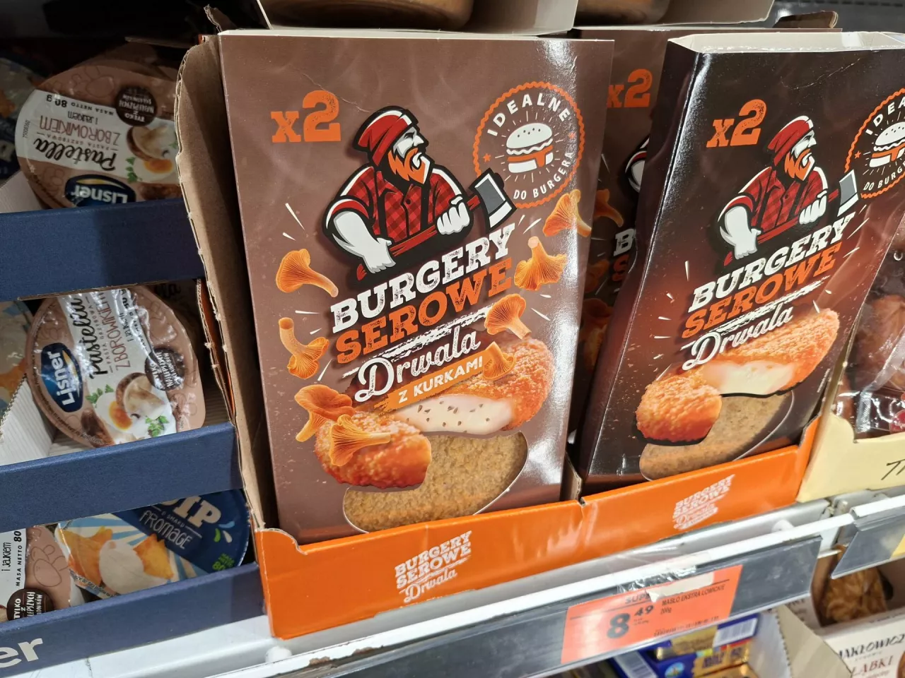 Burger Drwala w Biedronce (fot. wiadomoscihandlowe.pl)