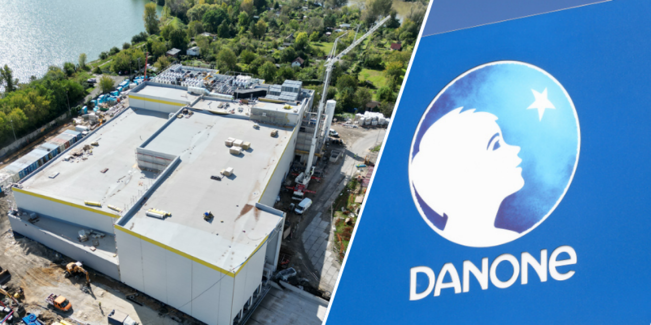 Danone zamyka kolejny zakład i zwolni 117 osób. Na decyzji giganta zyska Polska (fot. Danone + Shutterstock)
