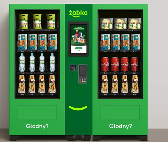 Żabka rusza na podbój rynku automatów vendingowych! Zaleje Polskę maszynami?