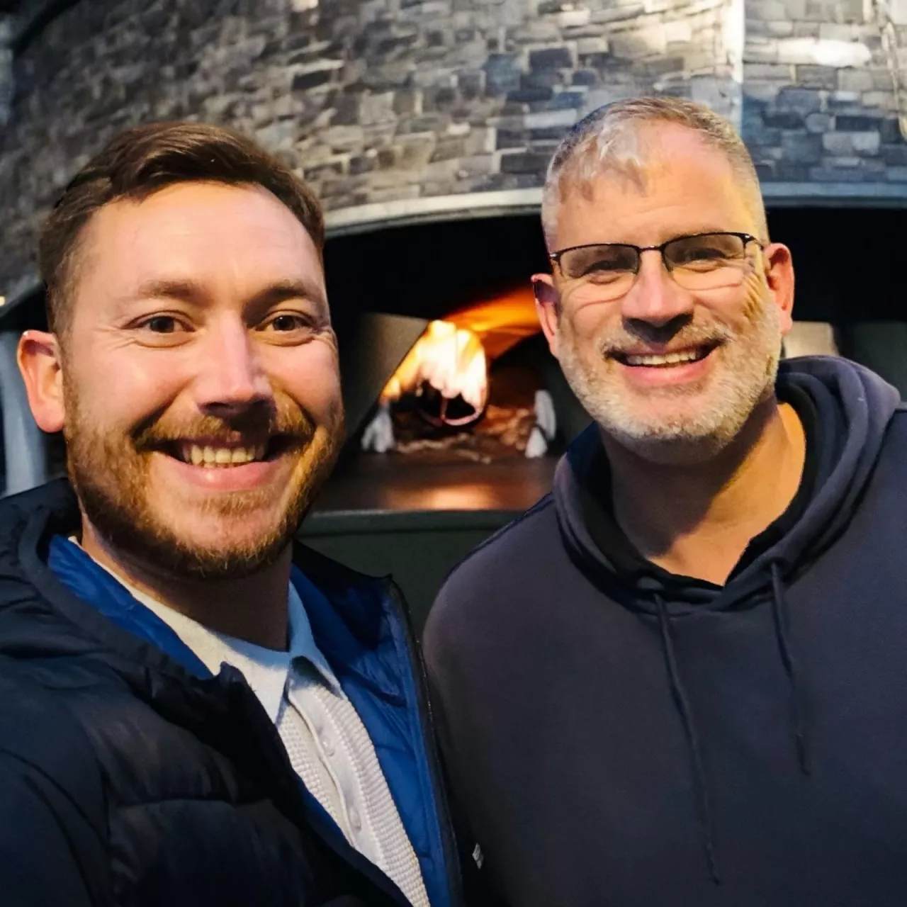 <p>Ekipa The Real Pizza Company: Paul Betchley (z lewej) i Matt Fielder (z prawej)</p>