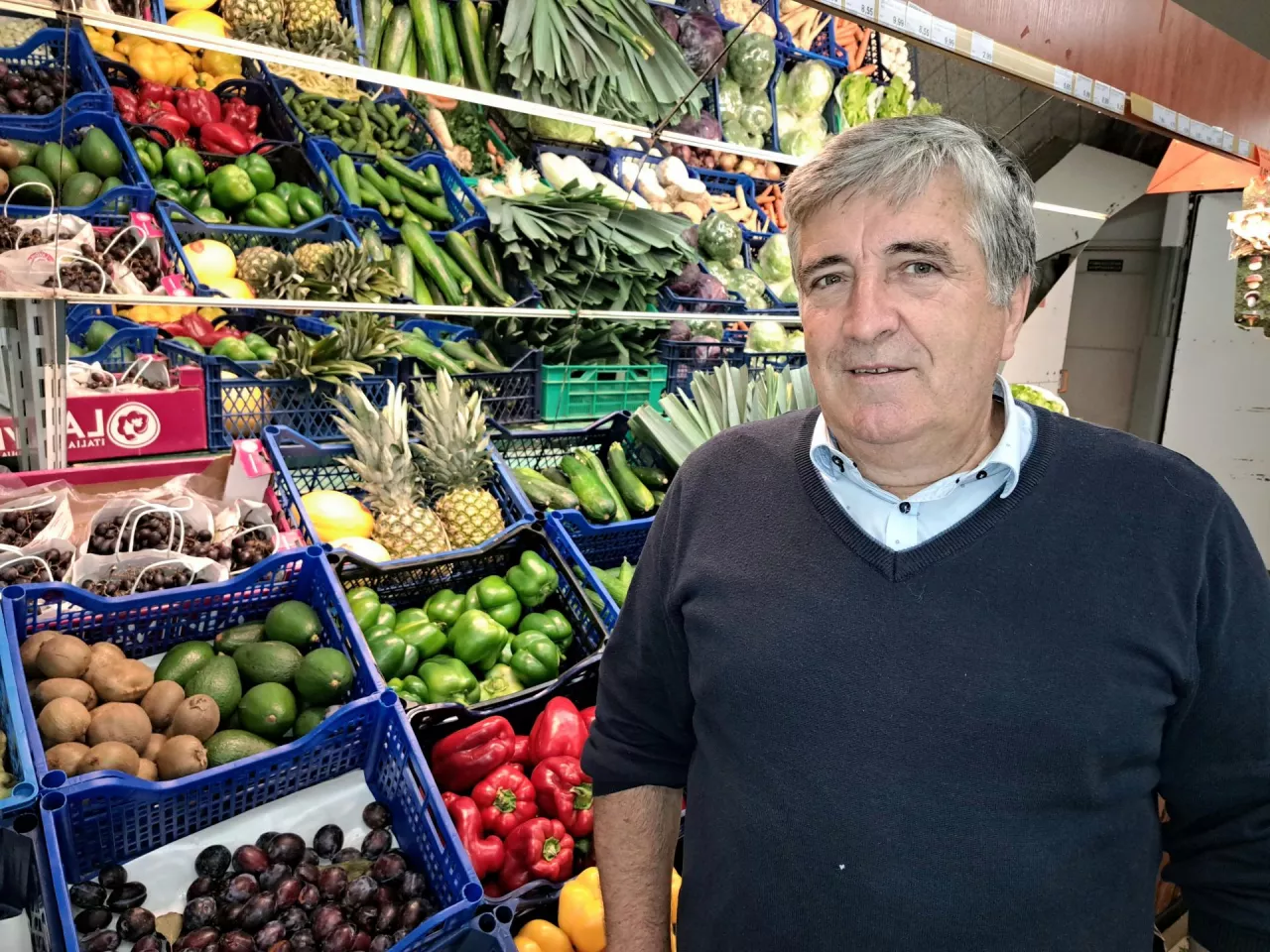 Grzegorz Błędowski, prezes gminnej spółdzielni Kodrąb (fot. Katarzyna Pierzchała)