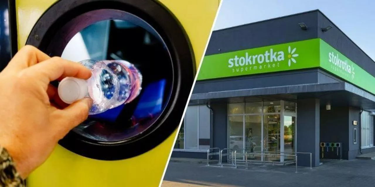 <p>Stokrotka wchodzi w system kaucyjny. Butelkomaty staną w 90 proc. sklepów (fot. Canva + Stokrotka)</p>